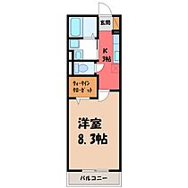 群馬県太田市宝町（賃貸アパート1K・2階・29.44㎡） その2