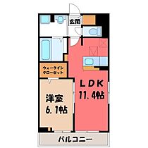 群馬県太田市大島町（賃貸アパート1LDK・1階・42.51㎡） その2