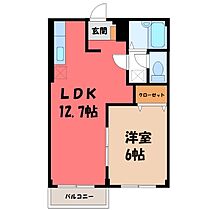 群馬県太田市東別所町（賃貸アパート1LDK・2階・39.74㎡） その2