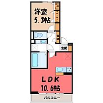 群馬県太田市飯田町（賃貸アパート1LDK・3階・40.04㎡） その2