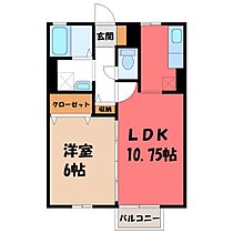 群馬県太田市岩瀬川町（賃貸アパート1LDK・2階・40.29㎡） その2