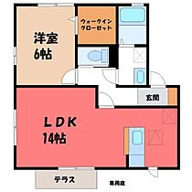 群馬県太田市宝町（賃貸アパート1LDK・1階・48.79㎡） その2