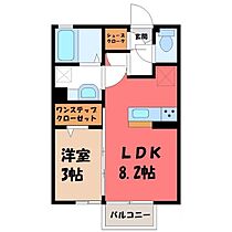 茨城県古河市上辺見（賃貸アパート1LDK・2階・29.25㎡） その2