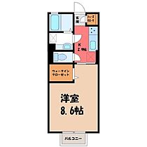 茨城県古河市大堤（賃貸アパート1K・2階・30.27㎡） その2