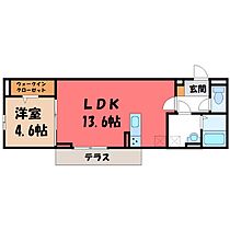 群馬県太田市下小林町（賃貸アパート1LDK・1階・43.61㎡） その2