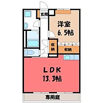 群馬県太田市富沢町（賃貸アパート1LDK・1階・48.00㎡） その2