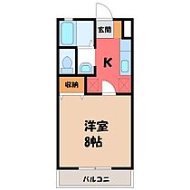 群馬県太田市西新町（賃貸アパート1K・1階・26.40㎡） その2