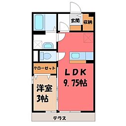 間取図画像 1LDK