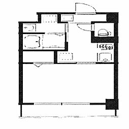 東京メトロ半蔵門線 錦糸町駅 徒歩7分の賃貸マンション 9階1Kの間取り