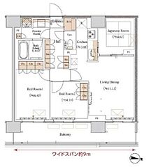 物件の間取り
