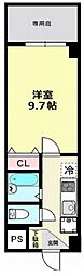 カーサ錦糸町 1Kの間取図画像