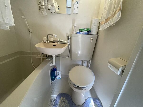 Beautiful mountainous landscape with colorful sky