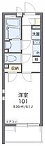 オオクボ 104 ｜ 千葉県習志野市本大久保1丁目1-2（賃貸マンション1K・1階・21.11㎡） その2