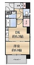 大阪府大阪市北区豊崎５丁目（賃貸マンション1DK・12階・33.04㎡） その2