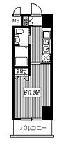 ドゥーエ江坂II  ｜ 大阪府吹田市垂水町３丁目（賃貸マンション1K・4階・24.00㎡） その2