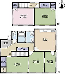 茨城県潮来市辻873番3 4SDKの間取り