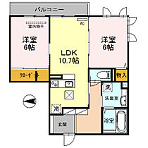 フローラル　メゾン 106 ｜ 奈良県奈良市東九条町1469（賃貸アパート2LDK・1階・60.06㎡） その2