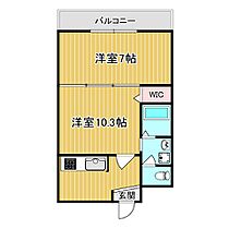 グランディス朱雀  ｜ 奈良県奈良市法華寺町241-1（賃貸マンション1LDK・3階・38.85㎡） その2