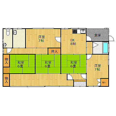 間取り 江津市渡津町1146-1