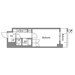 N-flats町田 1Kの間取図画像