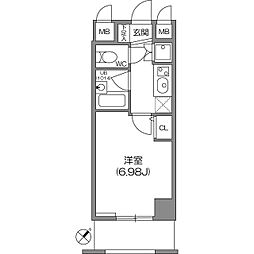 ジョイシティ小石川植物園 1Kの間取図画像
