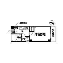 NKマンション 1Kの間取図画像