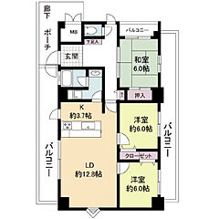 物件の間取り
