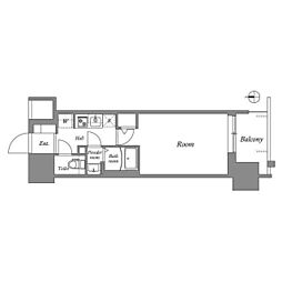 オーパスホームズ川口 1Kの間取図画像