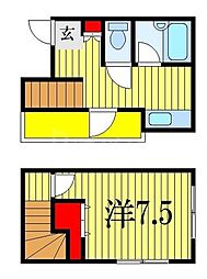グランツ・A 1DKの間取図画像