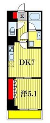 Grand Village 1DKの間取図画像