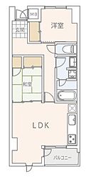 ナンカイ7 2LDKの間取図画像