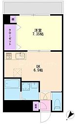 ノイシュロスK 1DKの間取図画像