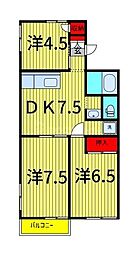 メゾン・ド・クレール 2階/-
