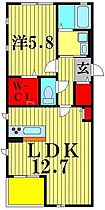 千葉県市川市原木１丁目21-13（賃貸アパート1LDK・1階・43.95㎡） その2