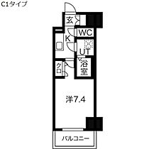 エスリード栄ラ・ヴィ  ｜ 愛知県名古屋市中区新栄1丁目（賃貸マンション1K・7階・24.33㎡） その2