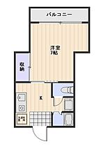 岡山県岡山市北区北方3丁目（賃貸アパート1K・1階・22.00㎡） その2