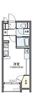 岡山県岡山市北区東島田町1丁目（賃貸アパート1R・1階・23.04㎡） その2