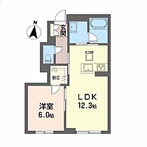 岡山県岡山市南区新保（賃貸アパート1LDK・1階・44.18㎡） その2