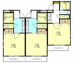 岡山県岡山市中区高島新屋敷（賃貸マンション1K・1階・24.99㎡） その2