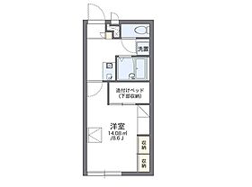 岡山県都窪郡早島町早島（賃貸アパート1K・1階・23.18㎡） その2