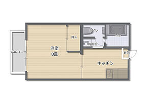 岡山県岡山市中区東川原（賃貸アパート1DK・1階・24.30㎡） その2