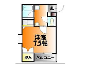 岡山県岡山市中区浜1丁目（賃貸マンション1K・1階・22.90㎡） その2