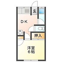 岡山県岡山市北区奥田南町（賃貸アパート1DK・1階・24.84㎡） その2