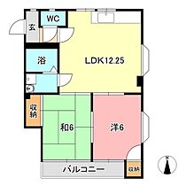 岡山県岡山市北区田中（賃貸アパート2LDK・1階・51.33㎡） その2