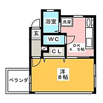 岡山県岡山市北区三門東町（賃貸アパート1DK・2階・27.20㎡） その2