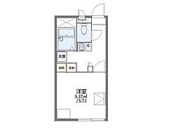 レオパレス瀬戸西 1Kの間取図画像