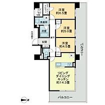 岡山県岡山市北区表町3丁目（賃貸マンション3LDK・11階・70.03㎡） その2