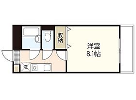 岡山県岡山市中区清水（賃貸マンション1K・4階・24.00㎡） その2