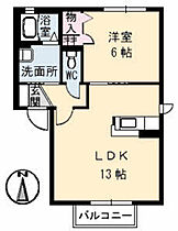 岡山県岡山市中区四御神（賃貸アパート1LDK・1階・42.72㎡） その2