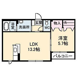 間取図画像 1LDK